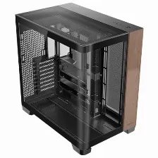 Gabinete Antec C8 Curve Wood, Full Tower, Ventana Curva Vidrio, Compatible Btc, Madera
