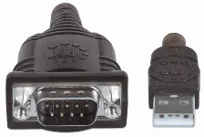 Cable Serial Manhattan 151856 0.45 M, Usb A A Serial/com/rs232/db9, Macho- Macho