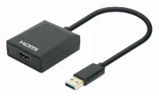 Adaptador Video Manhattan Convertidor De Usb-a A Hdmi 1080p, Ce Fcc Rohs Reach Ukca, Negro, Plástico, Windows 10, Windows 11, Windows 7, Windows 8.1, Macos, 45 Mm