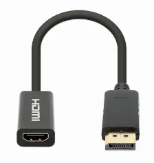 Adaptador Vídeo Manhattan 153713 Displayport A Hdmi, 0.15 M, Negro