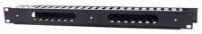 Organizador De Cables Horizontal Intellinet 19pulg, 1u, Metal, Negro
