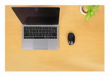 Mouse Manhattan óptico, 6 Botones, 1600 Dpi, Rf Inalámbrico, 10 M, Negro