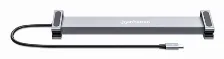 Docking Station Manhattan 190398 4k Ultra Hd, Usb 3.2 Gen 1 (3.1 Gen 1) Type-c, Hdmi 2, Usb A 2, Usb Tipo C 1