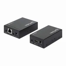 Extensor Manhattan Hdmi De 3 Puertos 207461, 1920 X 1200 Pixeles, 1x Rj-45