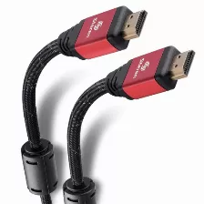 Cable Hdmi Steren 299-830 Canal Ethernet, 10 M, 10.2 Gbit/s, Negro, Rojo