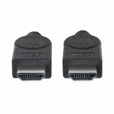 Cable Manhattan Hdmi, 3 Metros, 4k, 30hz, 3d, Blindado, Negro