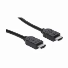 Cable Manhattan Hdmi, Hdmi Macho A Macho, 15 Metros, 4k, Blindado, Negro