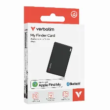 Rastreadores Y Localizadores Verbatim My Finder, Personal, Buscador, Negro, Resistente Al Polvo, Resistente Al Agua, Ip66, 1440 H
