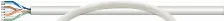 Bobina Intellinet Cat5e, 305 M, U/utp (utp), Gris