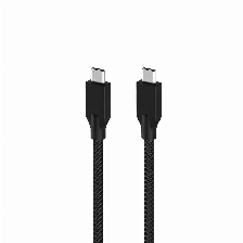 Cable Usb Genius, Usb-c A Usb-c, Usb 3.0, 5 Gbps, 150cm, 60 Watts, Negro
