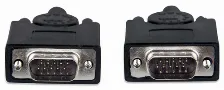 Cable Manhattan Vga 8mm, Macho - Macho, 20 Metros, (335607) Negro
