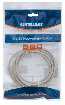 Cable De Red Rj45 Intellinet Cat 6 7.6mts Gris