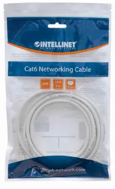 Patchcord Intellinet Cable De Red, Cat6, Utp Cat6, 3 M, Blanco