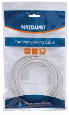 Patchcord Intellinet Cable De Red, Cat6, Utp Cat6, 7.5 M, Blanco