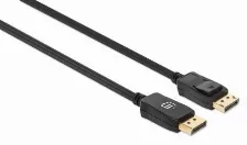 Cable Manhattan Displayport 1.4, 2 Metros, 8k, 60hz, Negro