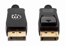Cable Manhattan Displayport 1.4, 2 Metros, 8k, 60hz, Negro