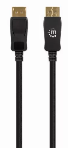Cable Manhattan Displayport 1.4, 2 Metros, 8k, 60hz, Negro