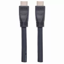 Cable Hdmi Manhattan Canal Ethernet, 10 M, 10.2 Gbit/s, 1080p, 2160p, Negro