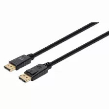 Cable Displayport Manhattan Cable Displayport 8k V1.4 Displayport 1.4, 1 M, Negro