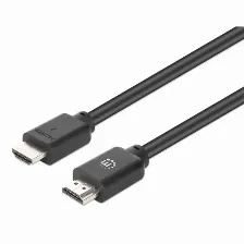 Cable Hdmi Manhattan Canal Ethernet, 7.5 M, 18 Gbit/s, 1080p, 1440p, 2160p, Negro