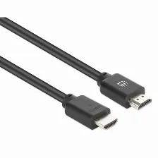 Cable Hdmi Manhattan Canal Ethernet, 7.5 M, 18 Gbit/s, 1080p, 1440p, 2160p, Negro