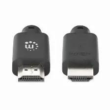 Cable Hdmi Manhattan Canal Ethernet, 7.5 M, 18 Gbit/s, 1080p, 1440p, 2160p, Negro
