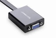 Adaptador Ugreen Hdmi Macho A Vga Hembra, 1080p, 25cm, Negro