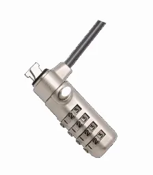 Cable Antirrobo Manhattan Candado Laptop Nano Combinación 1.8mts Gris Kensington, Nano, Cerradura Con Combinación, 1.8 M, Acero, Zinc, Gris