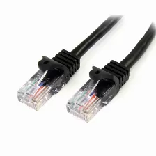 Patchcord Startech.com Cat5e, 1 M, U/utp (utp), Negro
