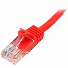 Patchcord Startech.com Cat5e, 1 M, U/utp (utp), Rojo