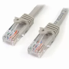 Patchcord Startech.com Cat5e, 0.5 M, U/utp (utp), Gris