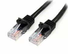 Patchcord Startech.com Cat5e, 5 M, U/utp (utp), Negro