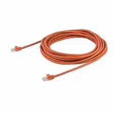 Patchcord Startech.com Cat5e, 7 M, U/utp (utp), Naranja
