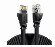Cable De Red Ugreen Cat6, Plano, Utp, Rj-45, Cca, 2m, Negro