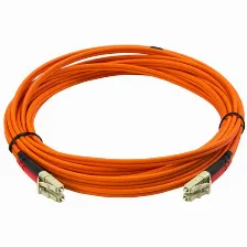 Cable Startech.com 5 M, Fibra Om2, Lc, Lc, 10 Gbit/s, Naranja