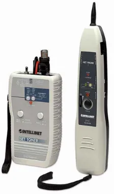Probador De Cables Intellinet 515566, Conectores Admitidos Rj-45, Indicadores Led Si, Color Gris