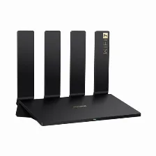 Ruteador Inalámbrico Huawei Wifi Be3 Pro 4 Ant., Wi-fi 7 (802.11be), 4 Rj-45, 3600 Mbit/s, Negro
