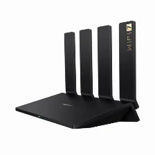 Ruteador Inalámbrico Huawei Wifi Be3 Pro 4 Ant., Wi-fi 7 (802.11be), 4 Rj-45, 3600 Mbit/s, Negro