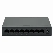Switch Intellinet Rj-45 8, Gigabit Ethernet (10/100/1000), Negro