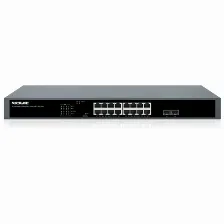 Switch Intellinet 561983 No Administrado, Rj-45 16, Gigabit Ethernet (10/100/1000), 1u, Negro