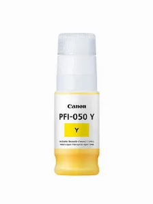 Cartucho De Tinta Canon Pfi-050 Y Original, Amarillo, 70 Ml