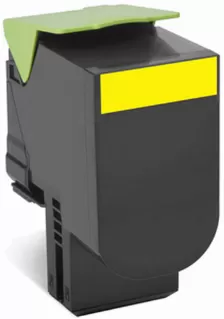 Tóner Lexmark 70c8hy0 Original, Amarillo, Rendimiento Estándar