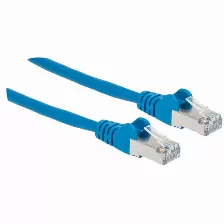 Patchcord Intellinet Cat6a, 2 M, S/ftp (s-stp), Azul