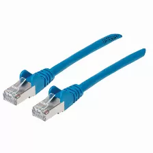 Patchcord Intellinet Cat6a, 7.5 M, S/ftp (s-stp), Azul