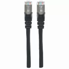 Patchcord Intellinet Cat6a, 3 M, S/ftp (s-stp), Negro