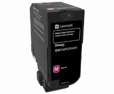 Tóner Lexmark 74c4hm0 Original, Magenta, Alto Rendimiento (xl)