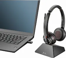 Audífonos Hp Poly Diadema, Inalámbrico, Usb, Bluetooth, Negro