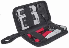 Kit Intellinet De 4 Herramientas Para Red, Probador De Cable, Ponchadora, Pinza Crimpadora Y Pelador De Cable