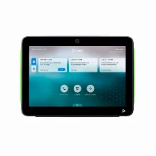 Control Tactil Hp Poly 875k5aa Tc10 / Pantalla De 10.1 Pulgadas Led Touch Para Videoconferencia Certificacion Para Zoom Color Negro