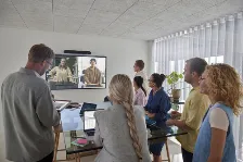 Control Tactil Hp Poly 875k5aa Tc10 / Pantalla De 10.1 Pulgadas Led Touch Para Videoconferencia Certificacion Para Zoom Color Negro